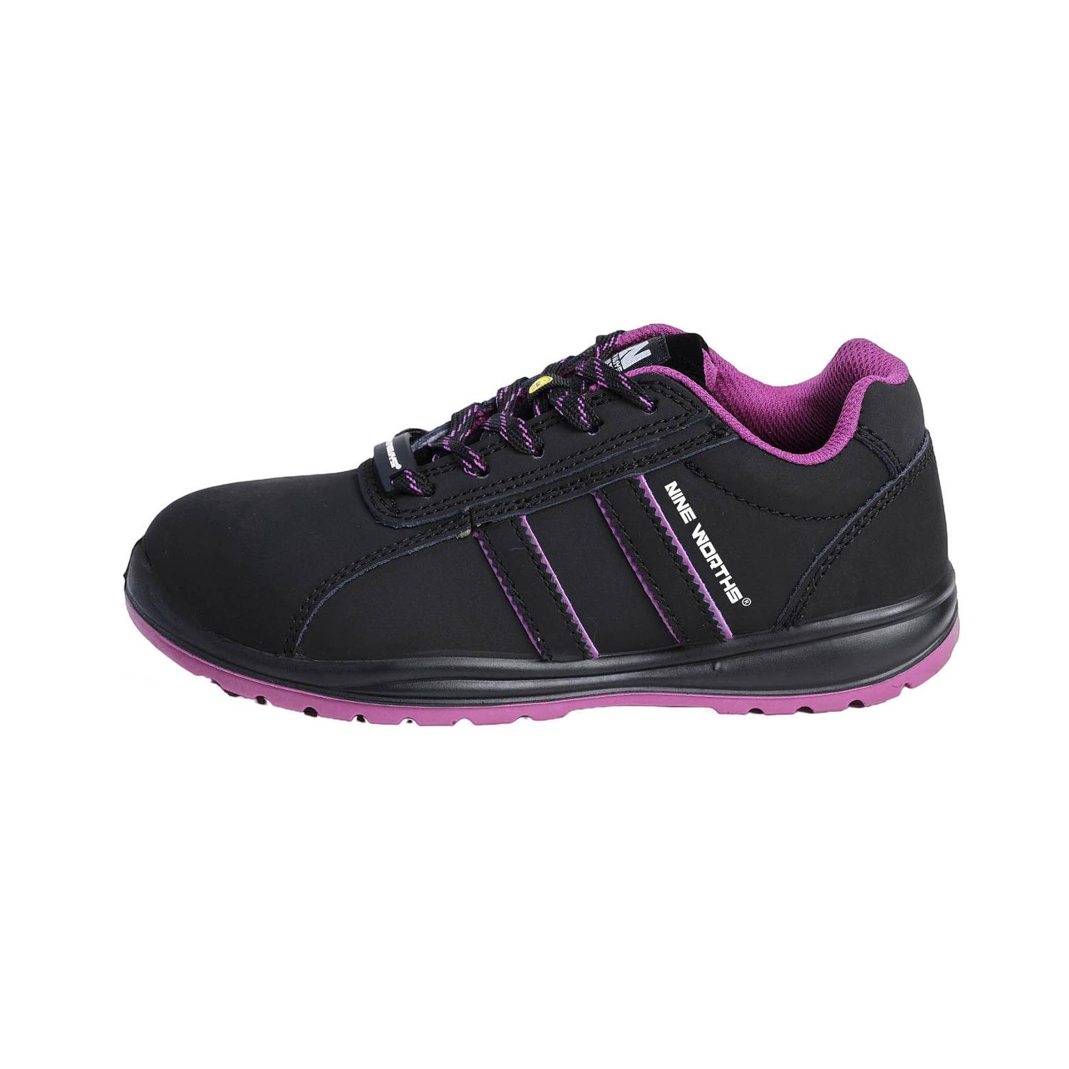 SPIEZ Chaussures de sécurité légères pour femme - Baskets de travail SPIEZ Chaussures de sécurité légères pour femme - Baskets de travail