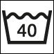 T° DE LAVAGE PRÉCONISÉE A 40°